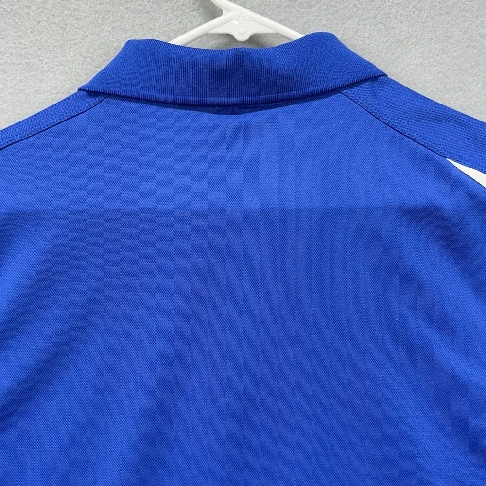 Nike Golf Tour Performance Polo Shirt Mens L  Dri-Fit ‎ Climatech Blue Stretch